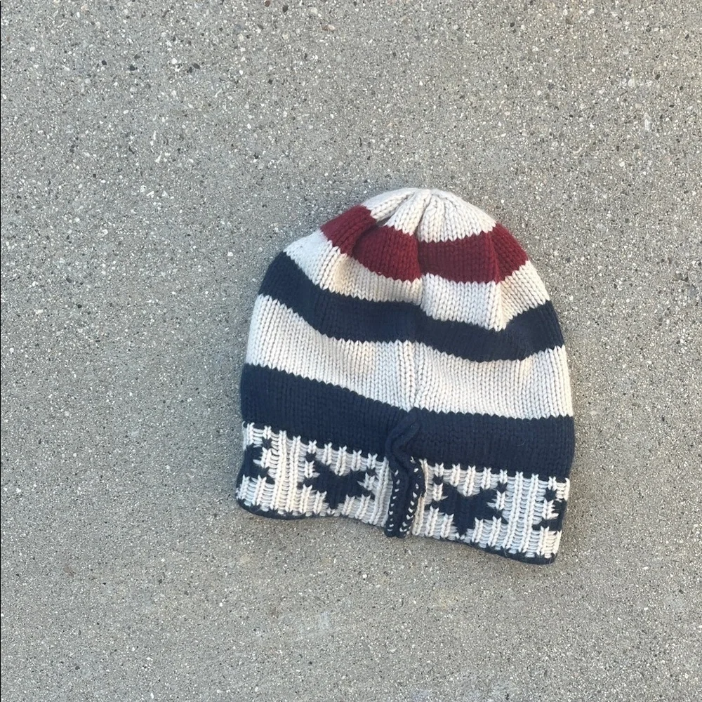 Striped Knit Beanie for Kids